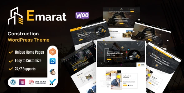 Emarat – Construction WordPress Theme