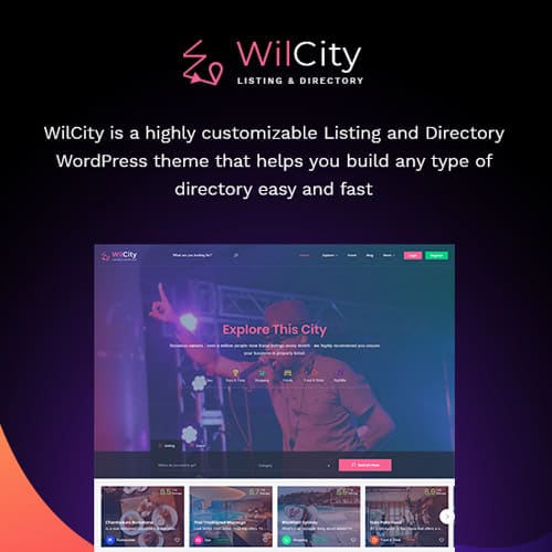 Wilcity – Directory Listing WordPress Theme